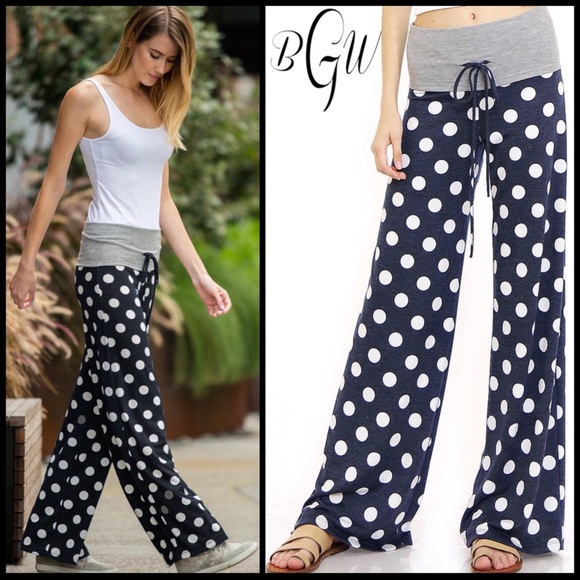 Boutique with Grace Pants - 🌺5⭐️Best Seller Wide Leg Drawstring Joggers